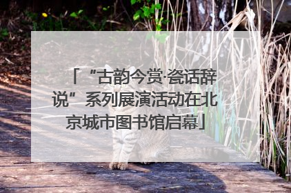 “古韵今赏·瓷话辞说”系列展演活动在北京城市图书馆启幕