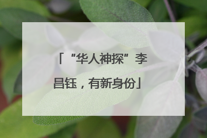 “华人神探”李昌钰，有新身份
