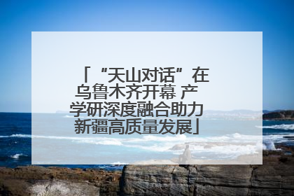 “天山对话”在乌鲁木齐开幕 产学研深度融合助力新疆高质量发展