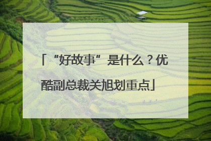 “好故事”是什么？优酷副总裁关旭划重点