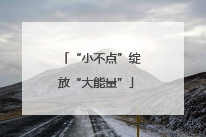 “小不点”绽放“大能量”