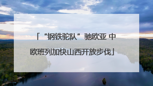 “钢铁驼队”驰欧亚 中欧班列加快山西开放步伐
