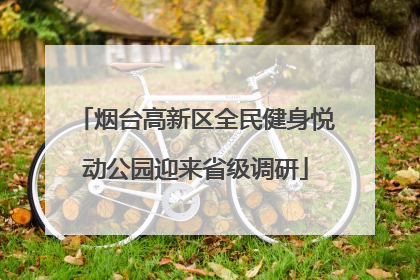 烟台高新区全民健身悦动公园迎来省级调研