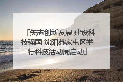 矢志创新发展 建设科技强国 沈阳苏家屯区举行科技活动周启动