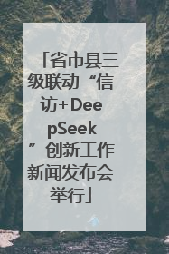 省市县三级联动“信访+DeepSeek”创新工作新闻发布会举行