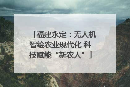 福建永定：无人机智绘农业现代化 科技赋能“新农人”