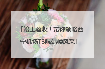 竣工验收！带你领略西宁机场T3航站楼风采