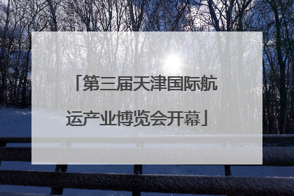 第三届天津国际航运产业博览会开幕