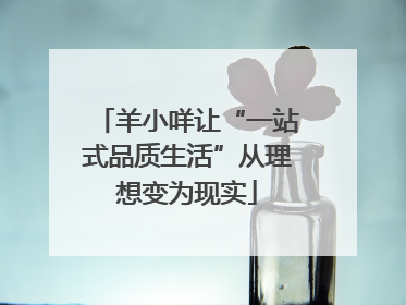 羊小咩让“一站式品质生活”从理想变为现实