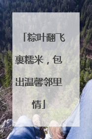 粽叶翻飞裹糯米，包出温馨邻里情