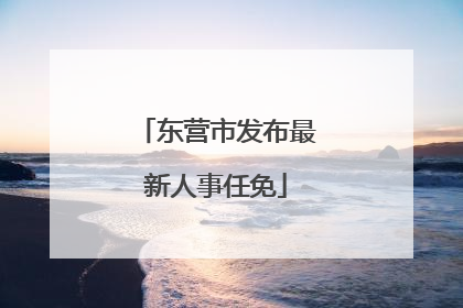 东营市发布最新人事任免