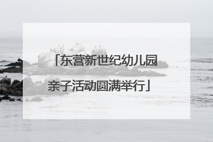 东营新世纪幼儿园亲子活动圆满举行