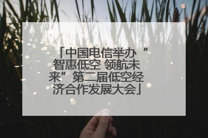 中国电信举办“智惠低空 领航未来”第二届低空经济合作发展大会