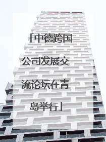 中德跨国公司发展交流论坛在青岛举行
