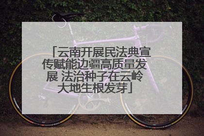 云南开展民法典宣传赋能边疆高质量发展 法治种子在云岭大地生根发芽