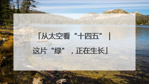 从太空看“十四五”｜这片“绿”，正在生长