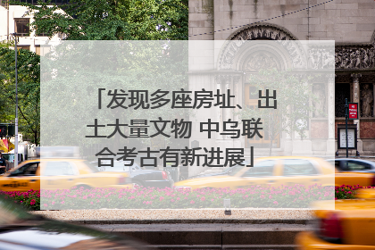 发现多座房址、出土大量文物 中乌联合考古有新进展