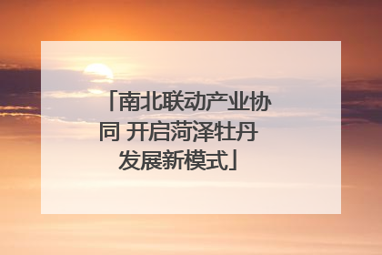 南北联动产业协同 开启菏泽牡丹发展新模式
