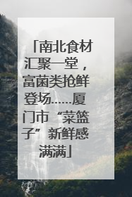 南北食材汇聚一堂，富菌类抢鲜登场……厦门市“菜篮子”新鲜感满满