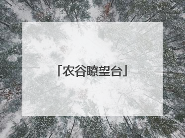 农谷瞭望台