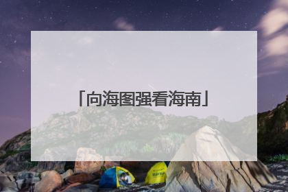 向海图强看海南