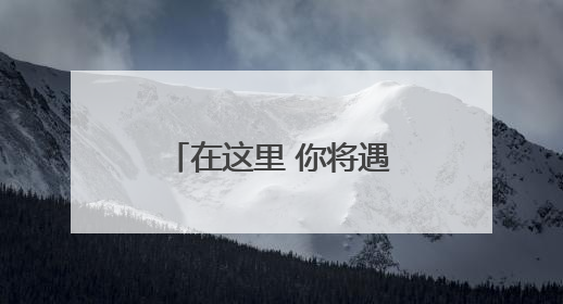在这里 你将遇见一个活力之都