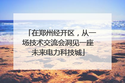在郑州经开区，从一场技术交流会洞见一座未来电力科技城