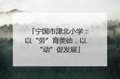 宁国市津北小学：以“劳”育美德，以“动”促发展