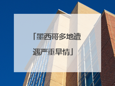 墨西哥多地遭遇严重旱情