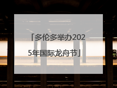 多伦多举办2025年国际龙舟节