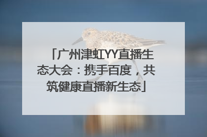 广州津虹YY直播生态大会：携手百度，共筑健康直播新生态
