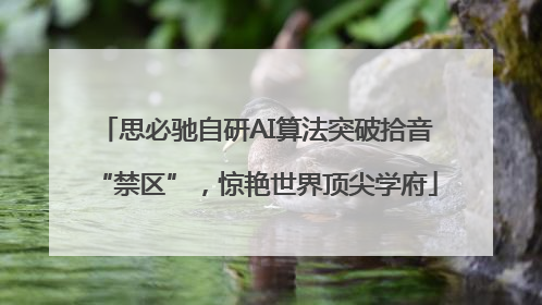 思必驰自研AI算法突破拾音“禁区”，惊艳世界顶尖学府