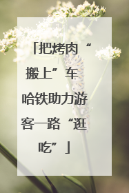 把烤肉“搬上”车 哈铁助力游客一路“逛吃”
