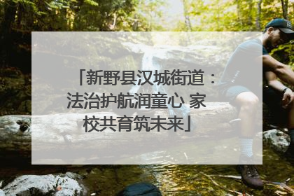 新野县汉城街道：法治护航润童心 家校共育筑未来