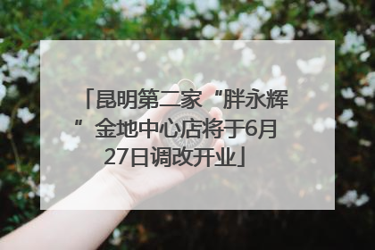 昆明第二家“胖永辉”金地中心店将于6月27日调改开业