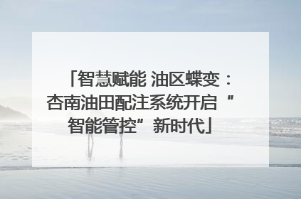 智慧赋能 油区蝶变：杏南油田配注系统开启“智能管控”新时代
