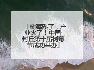 树莓熟了，产业火了！中国·封丘第十届树莓节成功举办