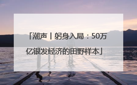 潮声丨躬身入局：50万亿银发经济的田野样本