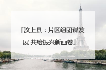 汶上县：片区组团谋发展 共绘振兴新画卷