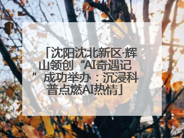 沈阳沈北新区·辉山领创“AI奇遇记”成功举办：沉浸科普点燃AI热情