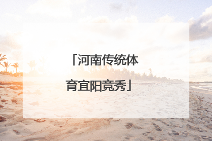 河南传统体育宜阳竞秀