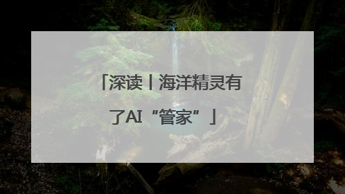 深读丨海洋精灵有了AI“管家”