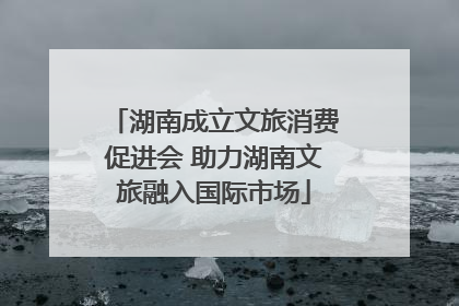 湖南成立文旅消费促进会 助力湖南文旅融入国际市场