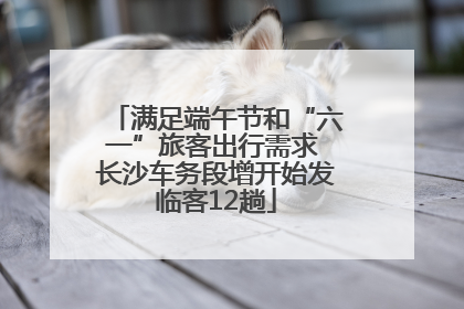 满足端午节和“六一”旅客出行需求 长沙车务段增开始发临客12趟