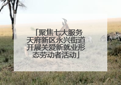 聚焦七大服务 天府新区永兴街道开展关爱新就业形态劳动者活动