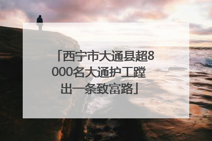 西宁市大通县超8000名大通护工蹚出一条致富路
