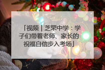 视频｜芝罘中学：学子们带着老师、家长的祝福自信步入考场