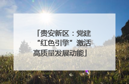 贵安新区：党建“红色引擎”激活高质量发展动能