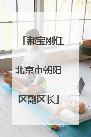 郝宝刚任北京市朝阳区副区长