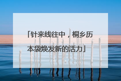 针来线往中，桐乡历本袋焕发新的活力